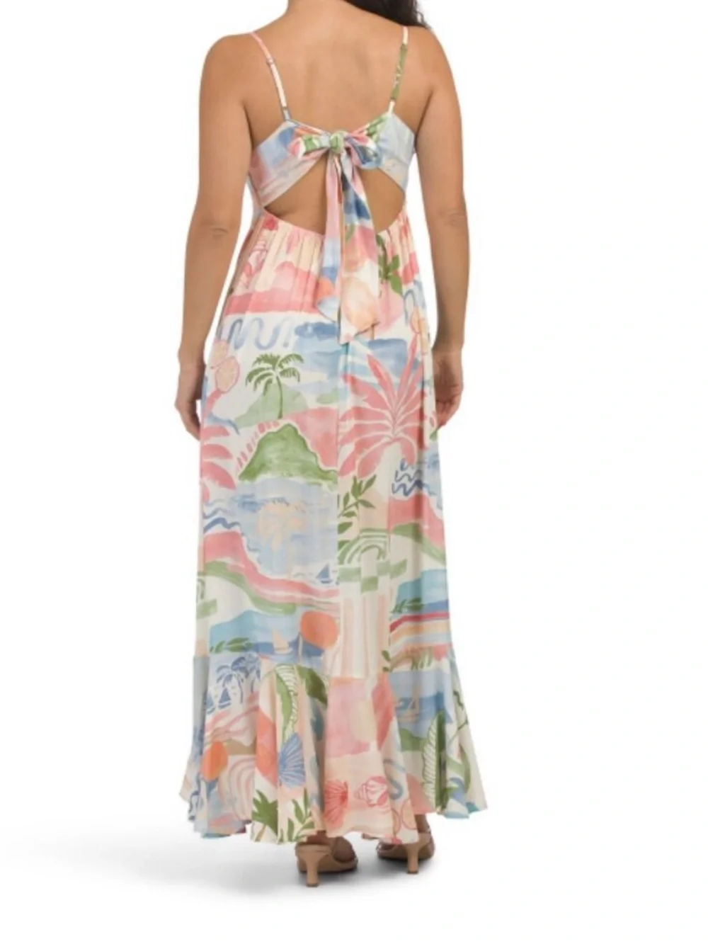 Paper Heart Coastal
Sleeveless Coastal Landscape
Print Maxi SZ S - Picture 2 of 4